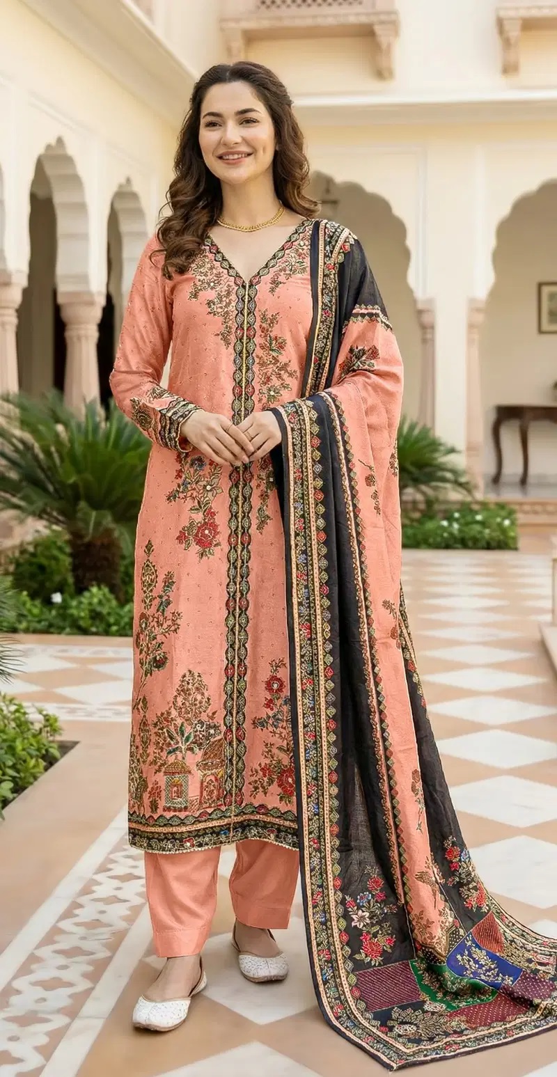 Shree Kt 330 Pure Muslin Pakistani Salwar Kameez Collection