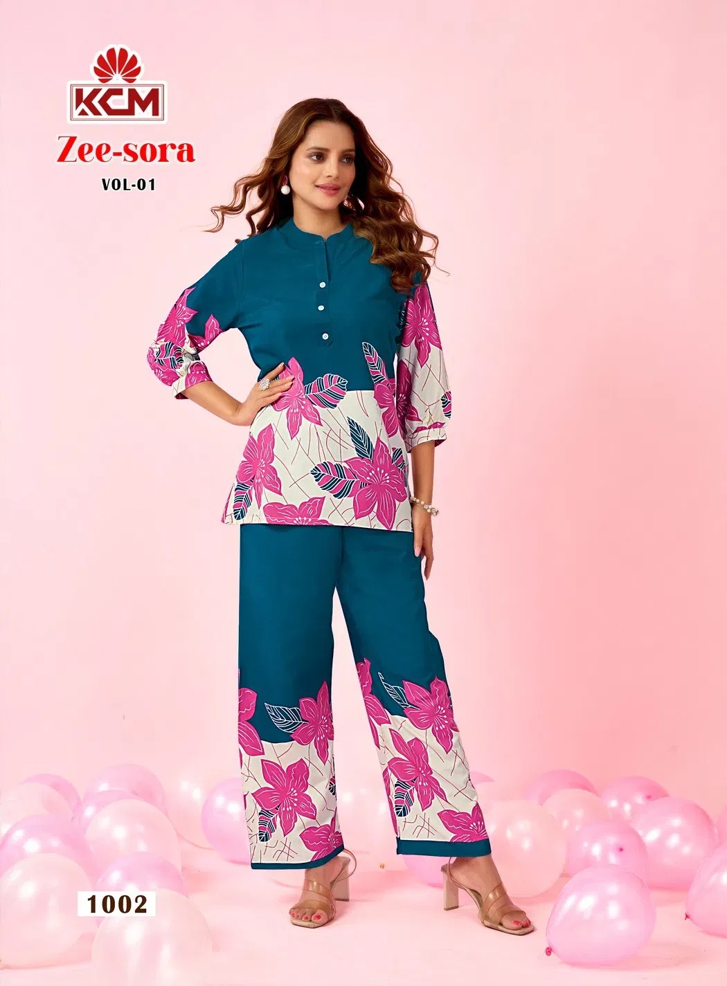 Kanya Zee Sora Vol 01 Fancy Printed Co Ord Set Collection