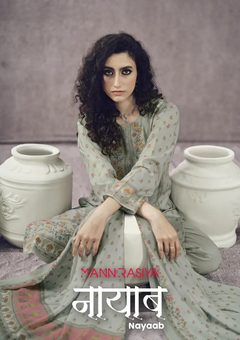 Mannrasiya Nayaab Cambric Cotton Salwar Kameez