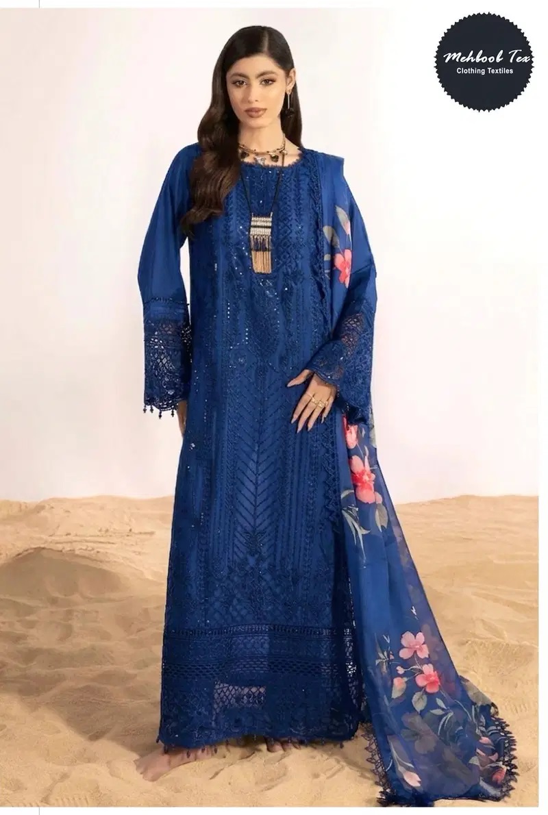 Mehboob Tex 2020 And 2021 Embroidered Salwar Kameez