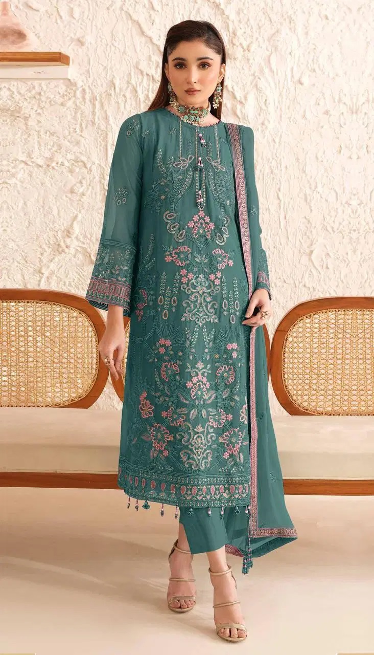 Mah E Rooh 4216 A To D Embroidered Pakistani Salwar Kameez
