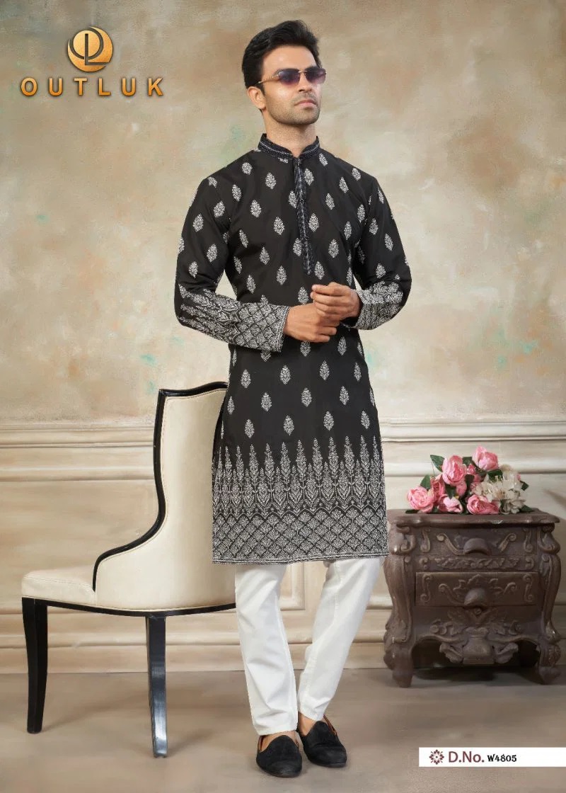 Outluk Wedding 48 Casual Mens Kurta And Pajama Collection