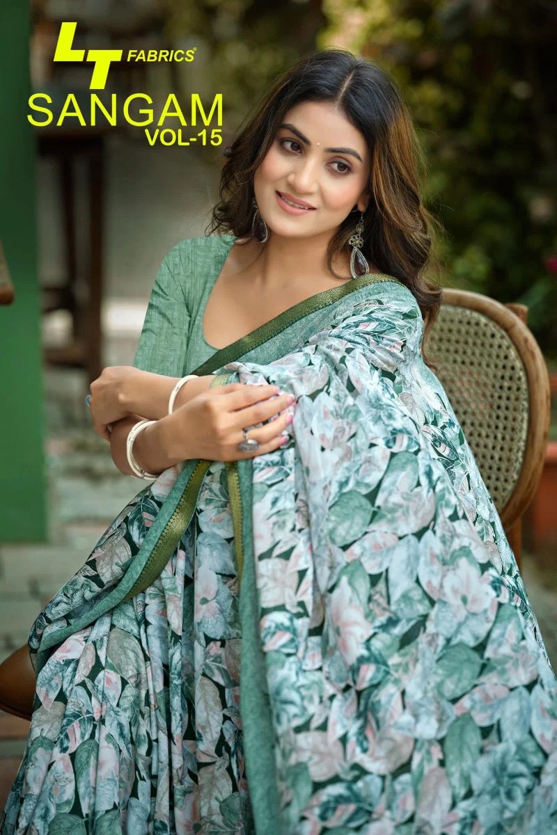 Lt Sangam Vol 15 Daily Wear Printed Saree Collection