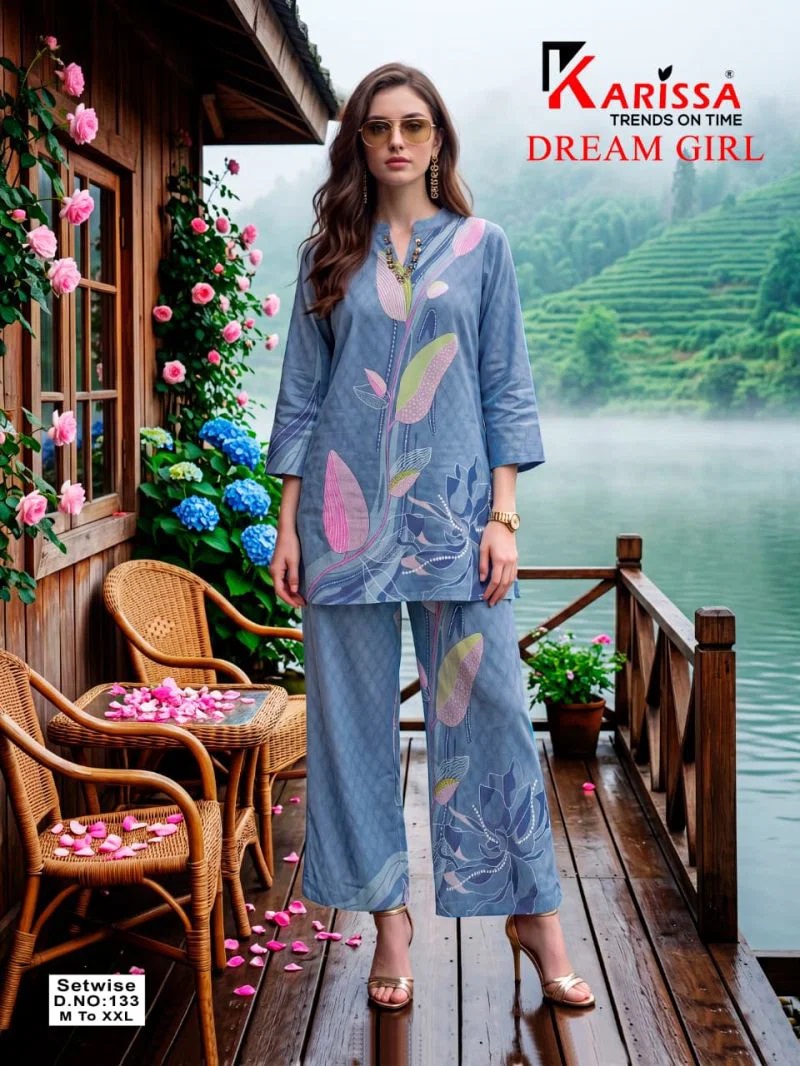 Karissa Dream Girl Maslin Printed Co Ord Set Online