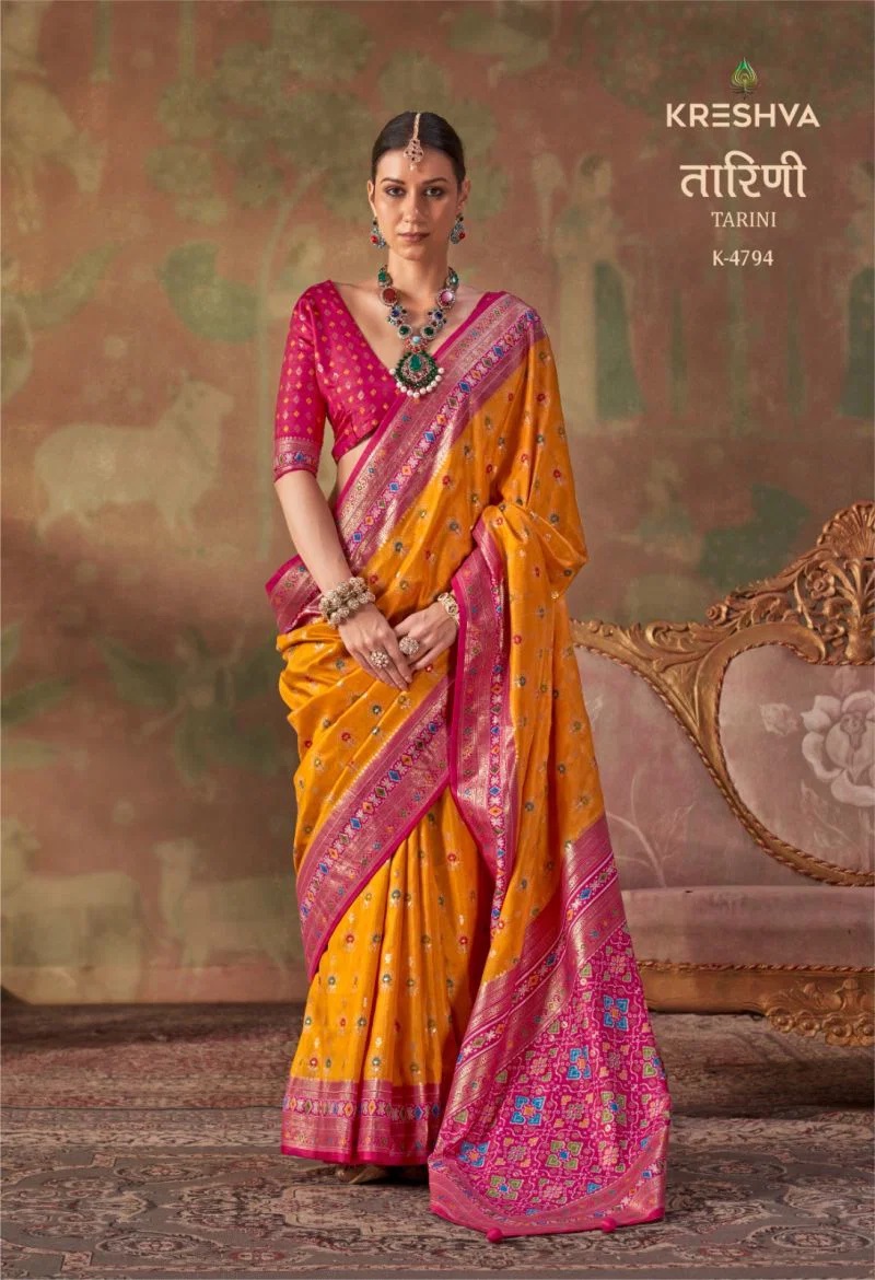 Kreshva Tarini Silk Classic Patola Saree Collection