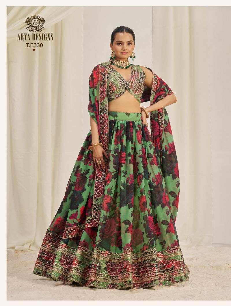 Arya Flora Vol 9 Zari Work With Sequence Designer Lehenga Choli