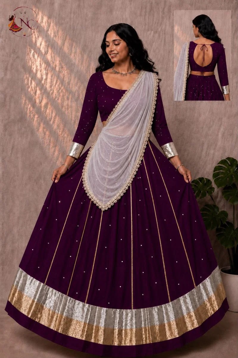 Jhamkudi Vol 1 Rayon Flair Mirror Work Lehenga Choli Collection