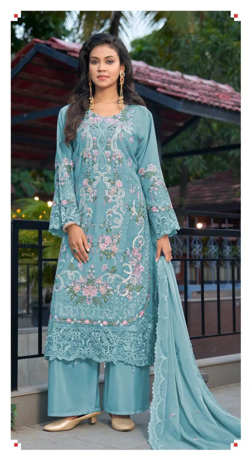Deepsy D 2414 A To D Chiffon Pakistani Salwar Kameez Collection