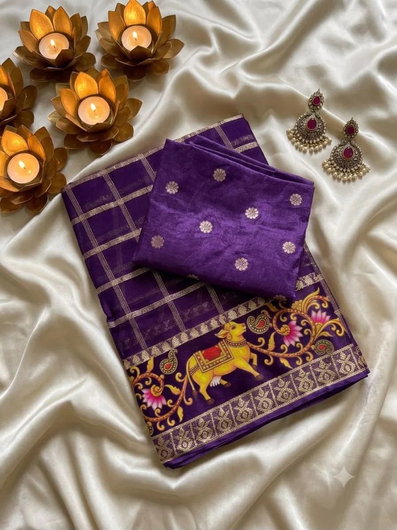 Kf 1 Georgette 3D Print Border Casual Wear Saree Collection